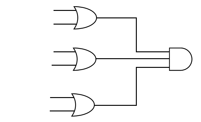 The circuit shown in the figure is equivalent to