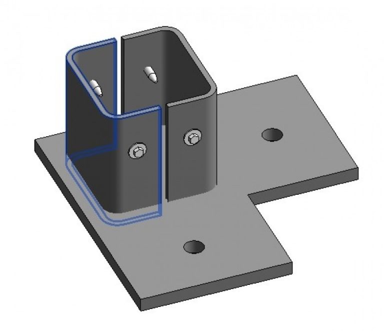 SHS- Corner Baseplate